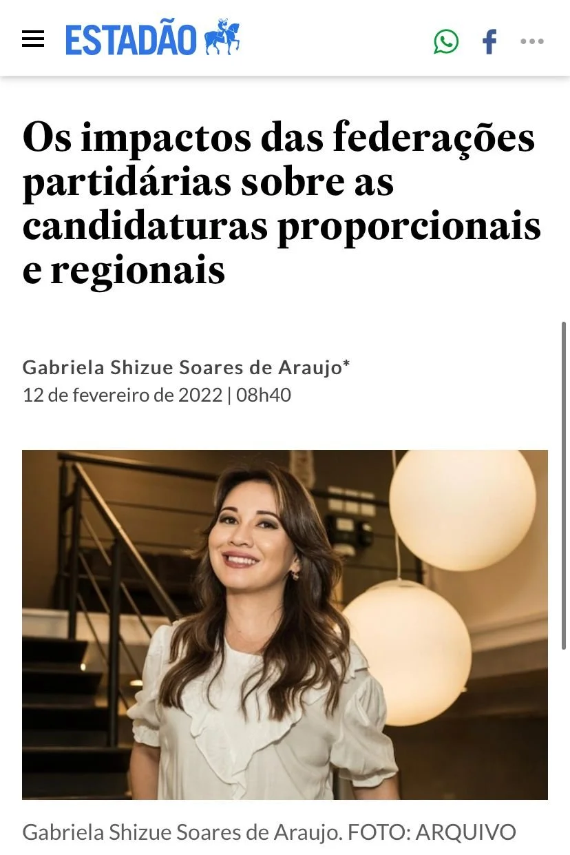 Os impactos das Federações Partidárias sobre as Candidaturas Proporcionais e Regionais