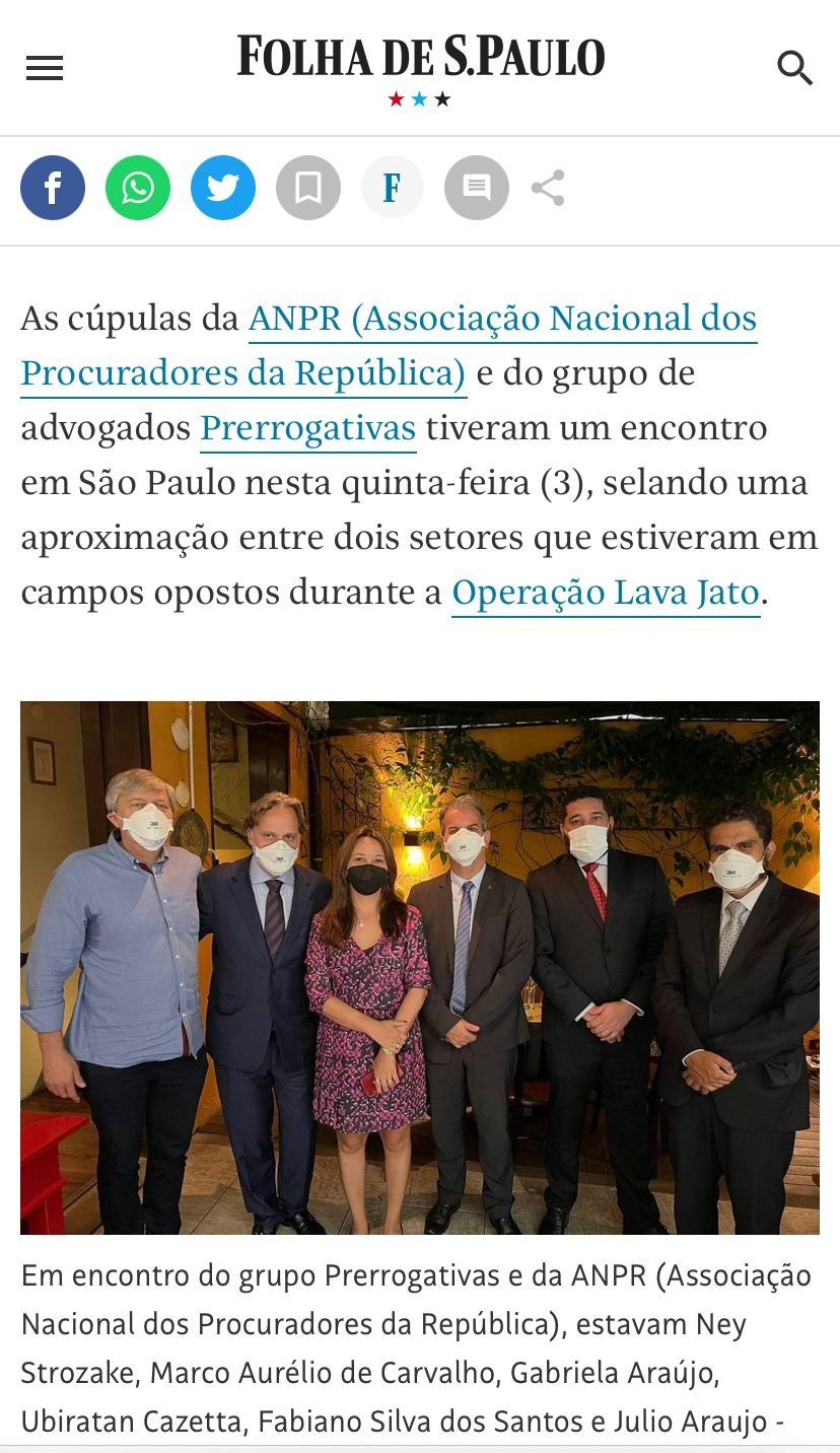  Monica Bergamo: Advogados críticas à Lava-Jato se reúnem com associação de procuradores do MPF