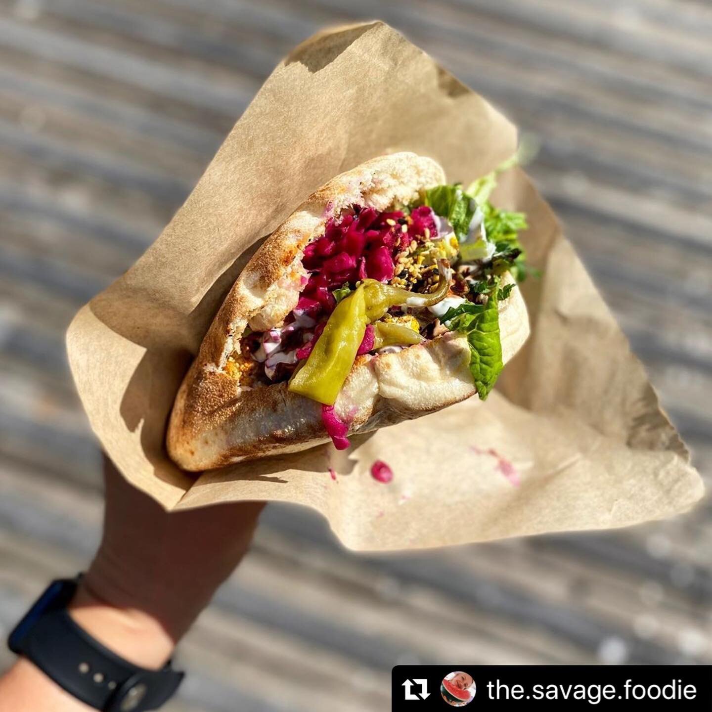 Another kebab weather day😎☀️🥙
We are at Finzels Reach Market today 11-2pm! @sophiebevents 
Aubergine kebab &amp; halloumi kebab on the menu alongside our usual chicken shish &amp; pork shawarma 🔥
You can also find us tomorrow &amp; Sunday at the H