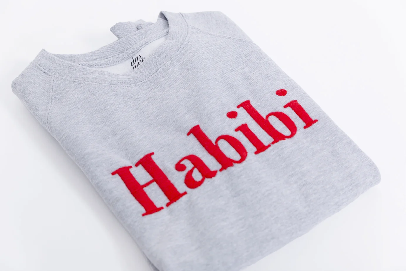 Das mot, sweatshirt, sweat shirt, sweater, habibi, red, grey, bourgeois, ulap, Samar