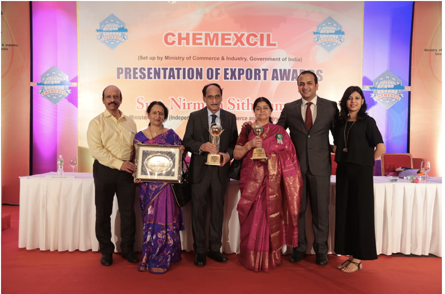 2011-12, 2013-14, 2014-15 Chemexcil Award