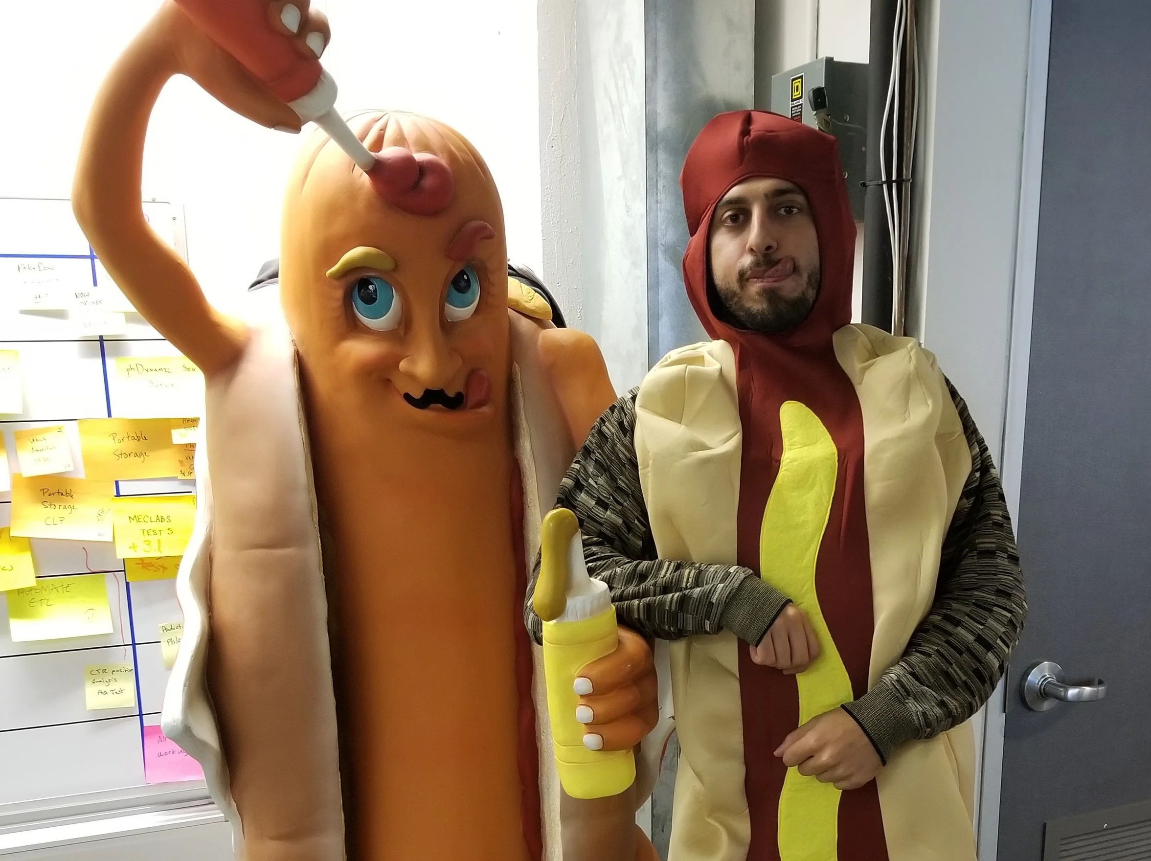 Goofy traditions We're serious about storage (and moving), but we don't take ourselves too seriously. Halloween is a big deal at SpareFoot, and we even have a turkey costume that one lucky employee gets to wear on Thanksgiving. And then there's the ongoing hot-dog related prank battle....