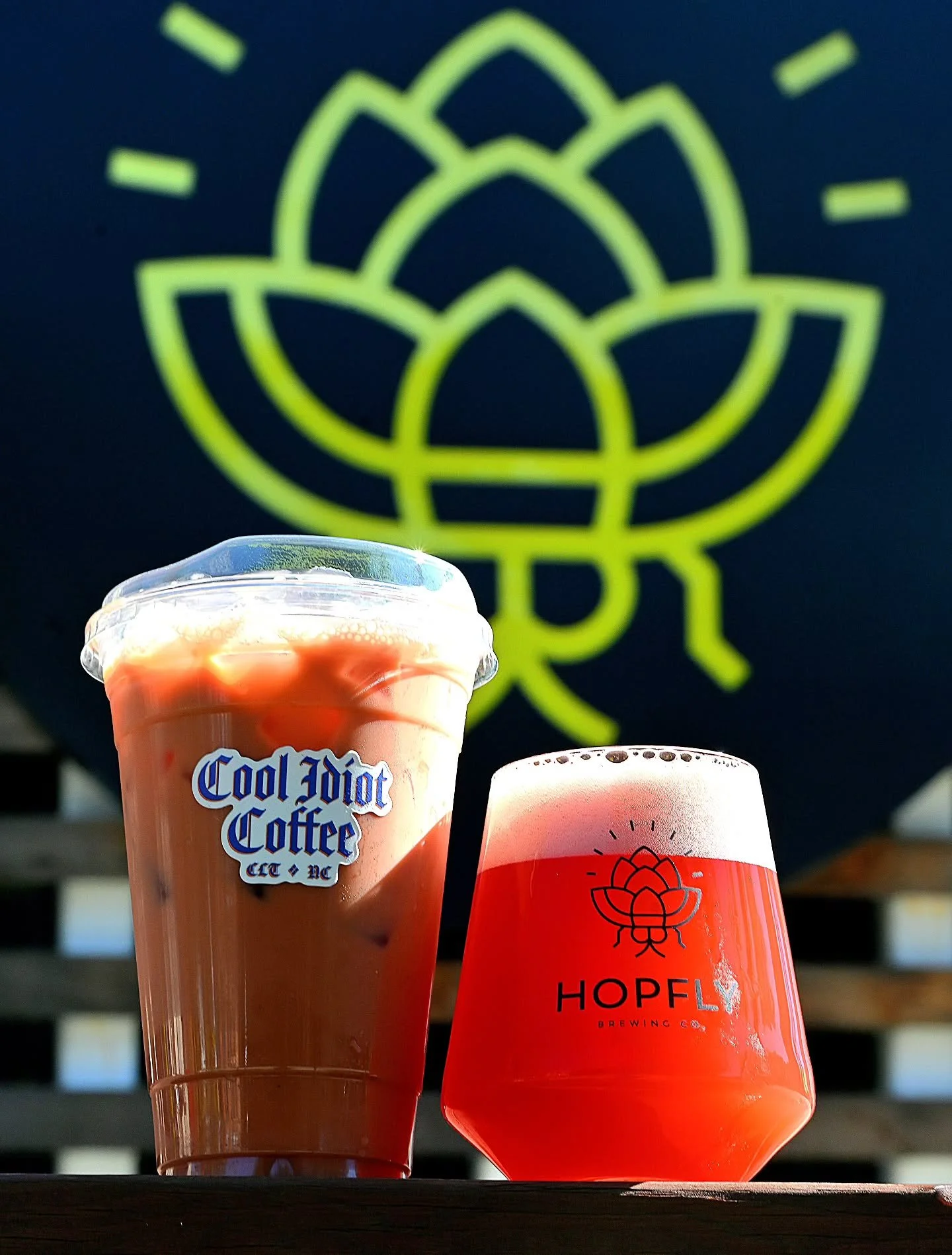 Tomorrow. Blender Bash. It's almost finally here. The COOL thing is that these wonderful peeps of @coolidiotcoffee wanted to get in on the fun.

One of our flavors of Blenders right now just happens to be Red Velvet Cake. One of their feature flavors