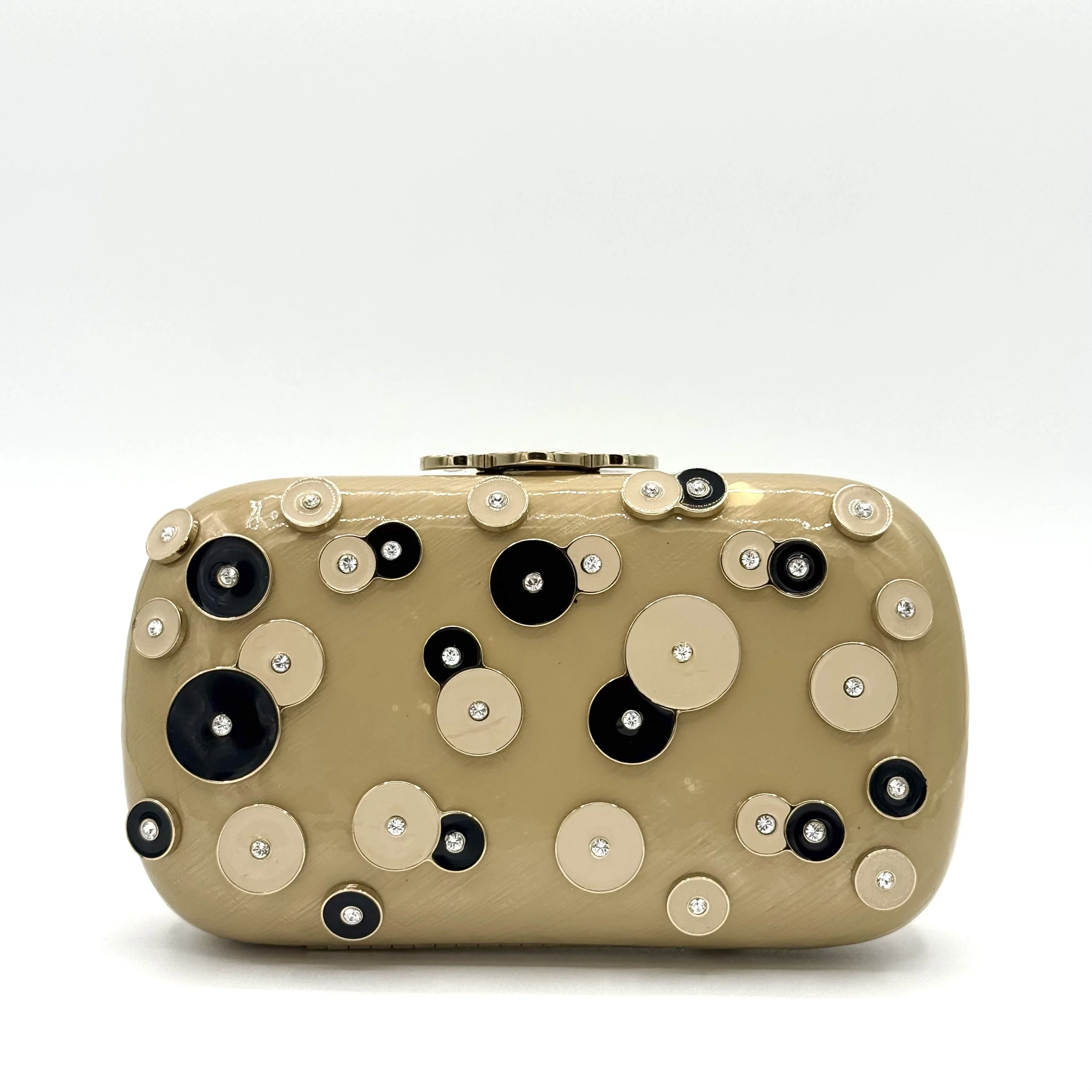 Yves Saint Laurent - Vintage Enamel & Crystal Clutch