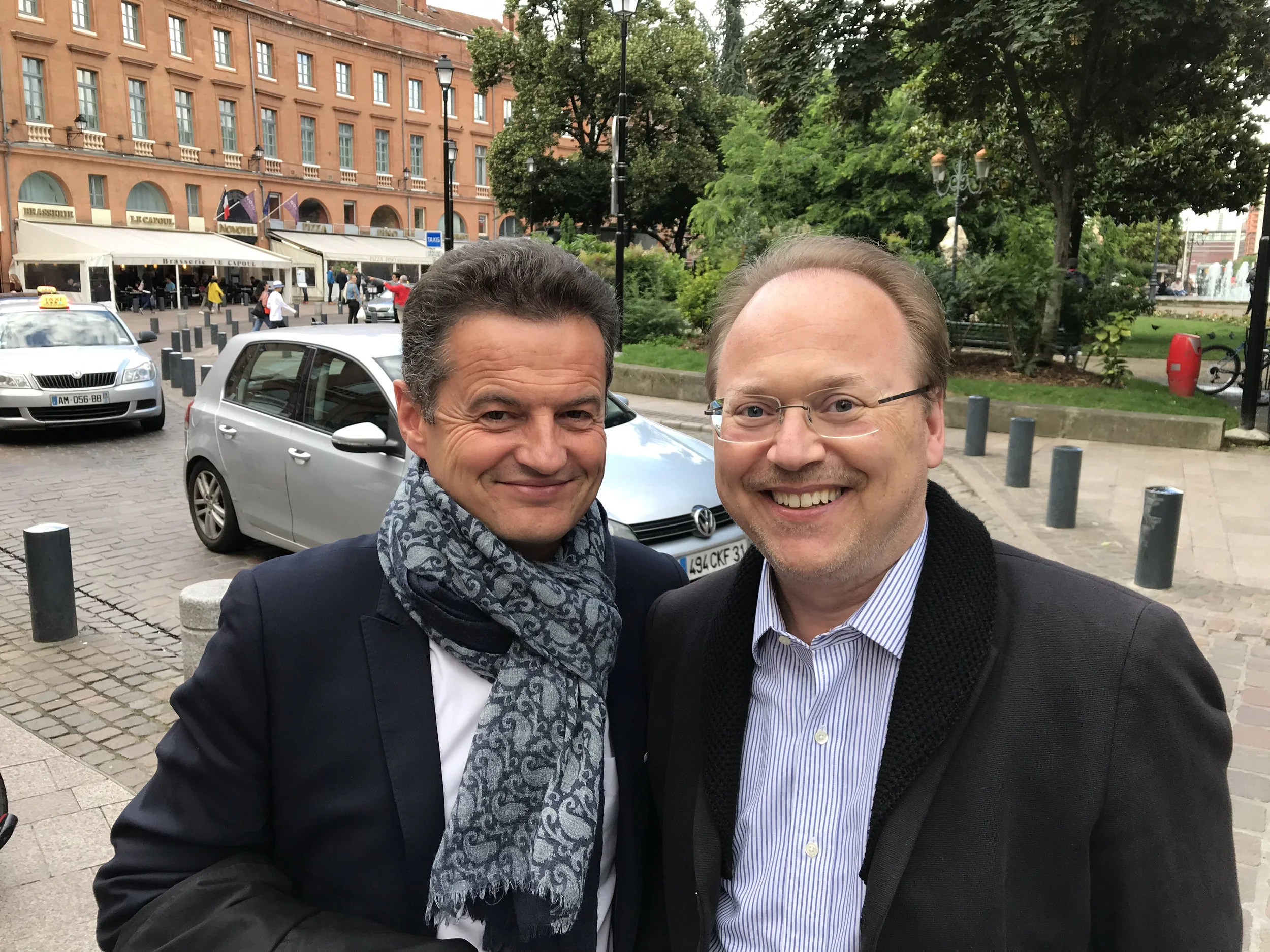 Meeting with Hubert Gerardin, the Mindus company advisor to double-check our EclipseCon talk