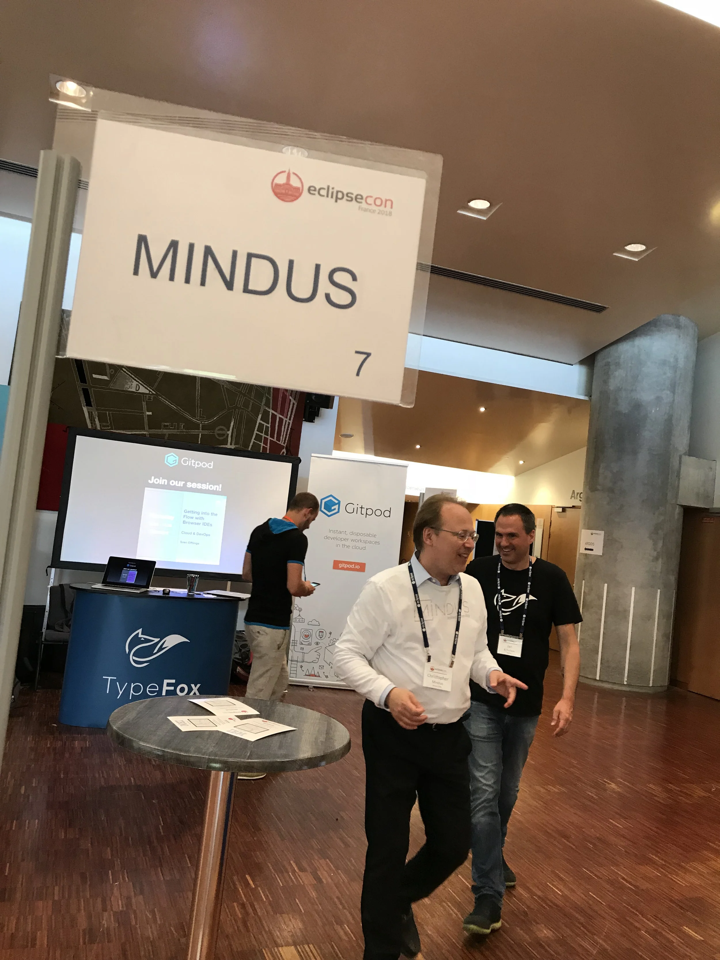 Preparing the EclipseCon Mindus booth