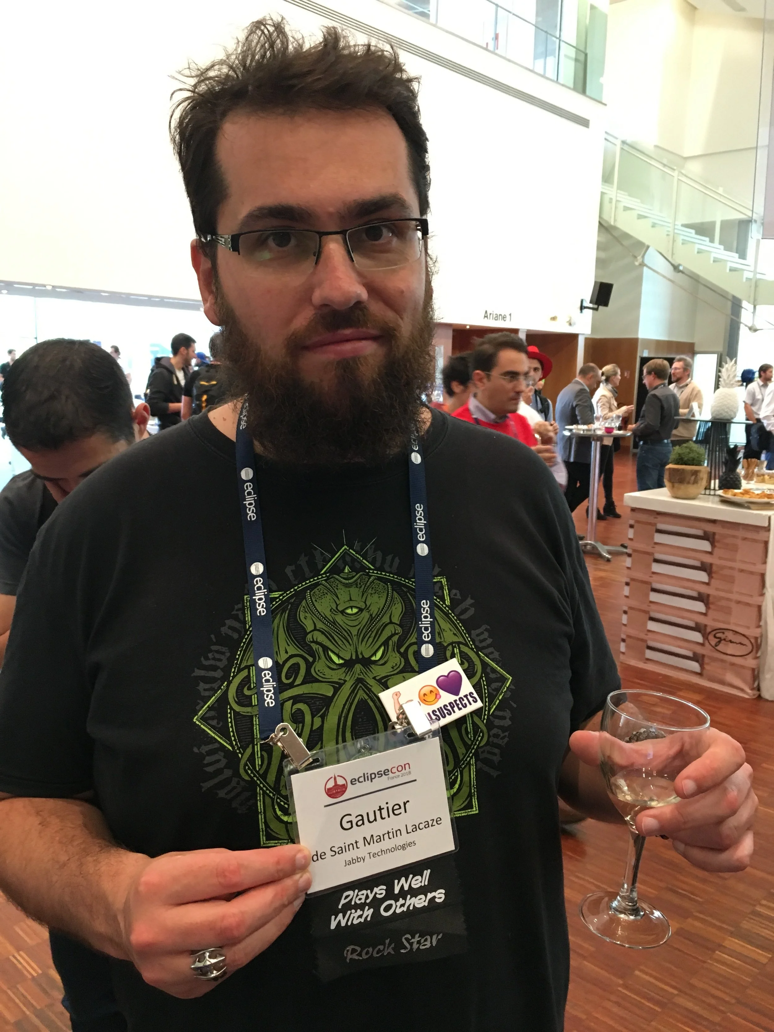 JUG's Gautier de Saint Martin Lacaze at EclipseCon