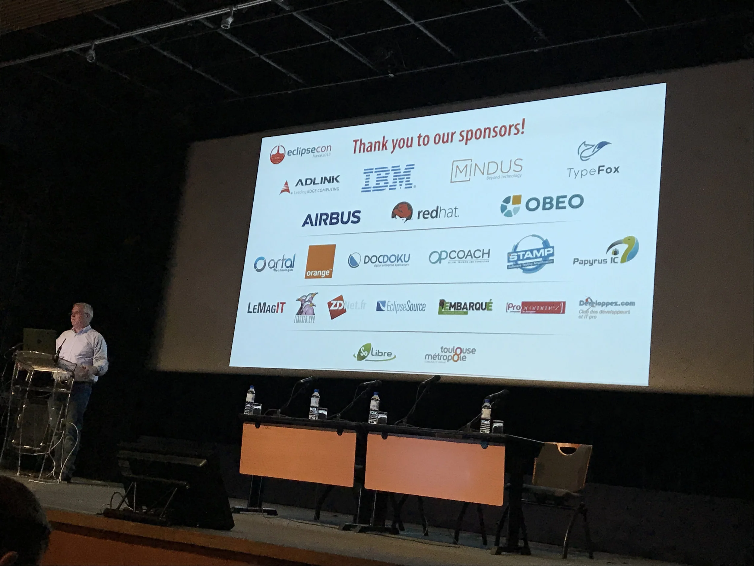 EclipseCon's keynote by Executive Director at Eclipse Foundation Mike Milinkovich