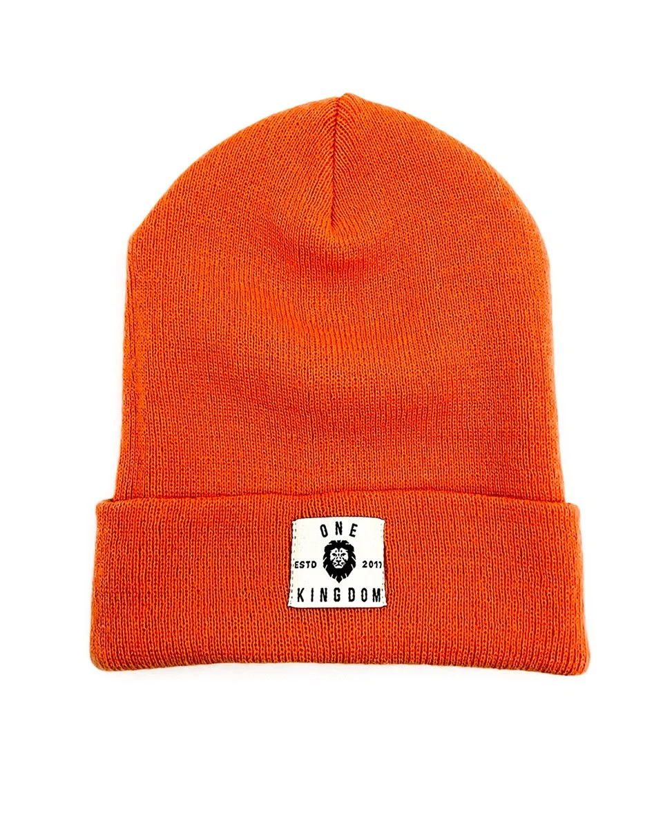 Hunter Orange Beanie — One Kingdom