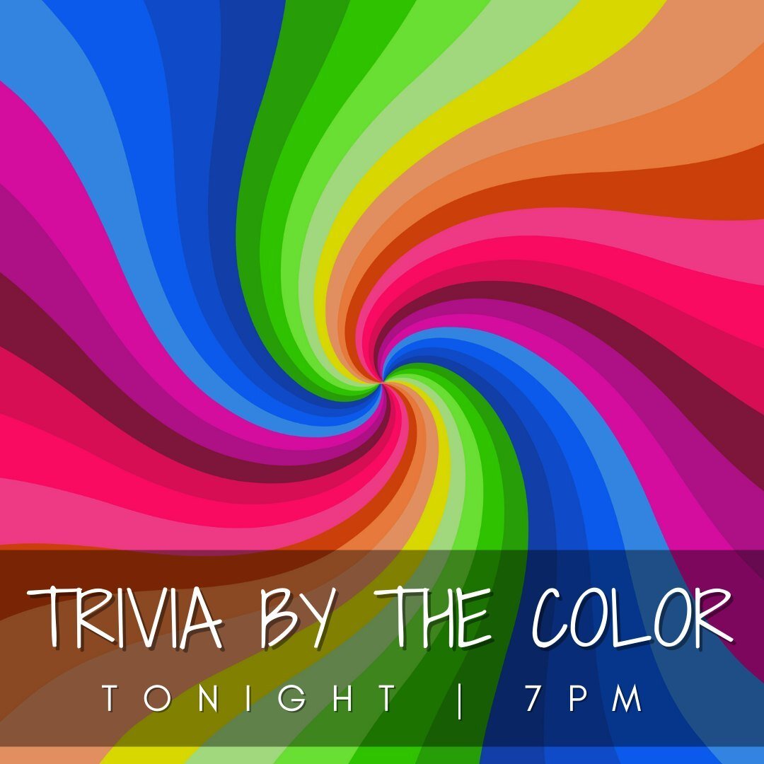 Don&rsquo;t be green with envy because you missed tonight&rsquo;s trivia by the color with @Brain_Freeze_Trivia_Time from 7pm to 9pm. Call up your friends and come out to test your trivia knowledge. It&rsquo;s okay to be blue if you&rsquo;re team doe