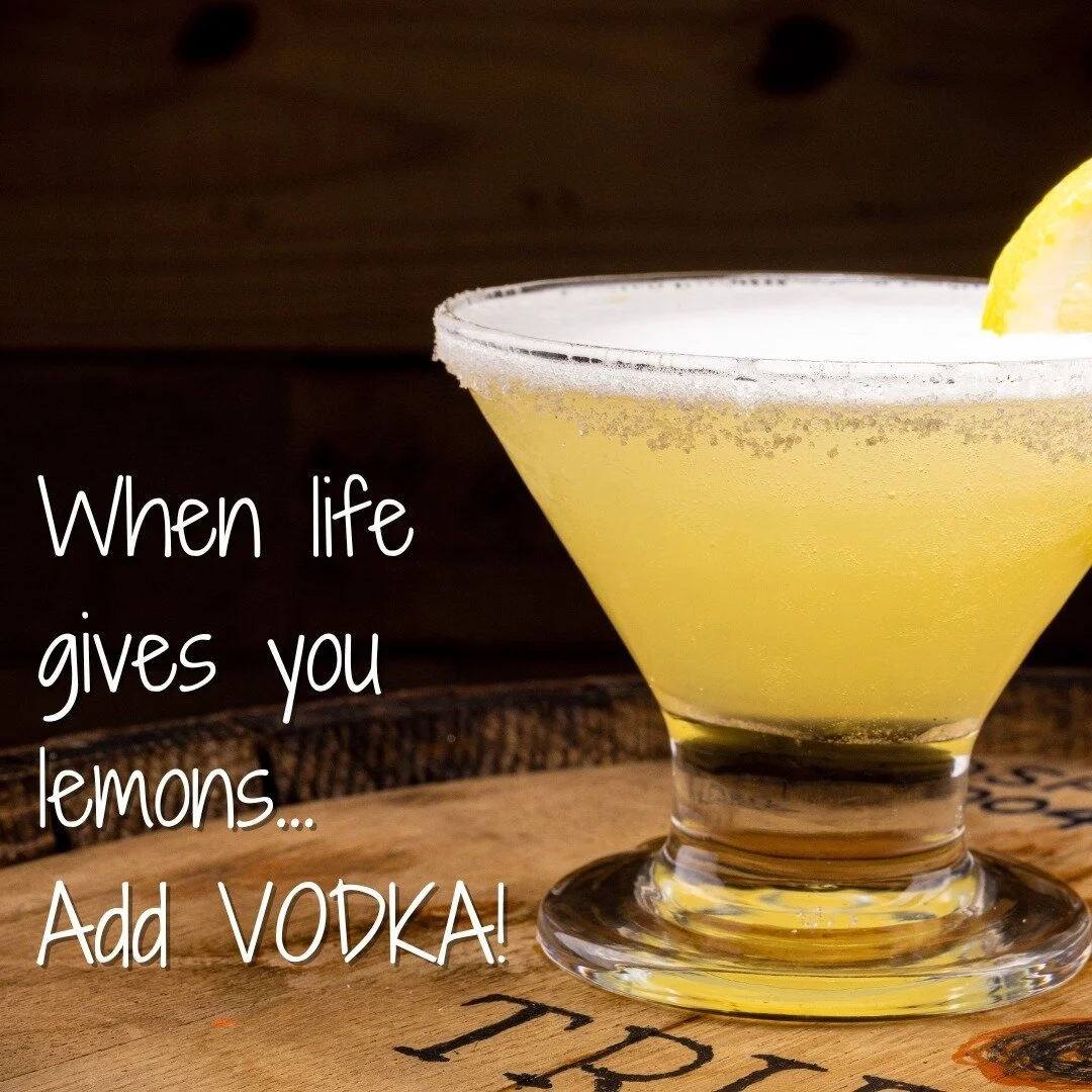 When that Monday mood hits today, it&rsquo;s important that you remember - when life gives you lemons&hellip;add vodka!😜 Happy National Lemon Juice Day! 

#triplesunspirits #triplesunspiritsemmaus #followthesuns #nationallemonjuiceday #lemonjuice #c