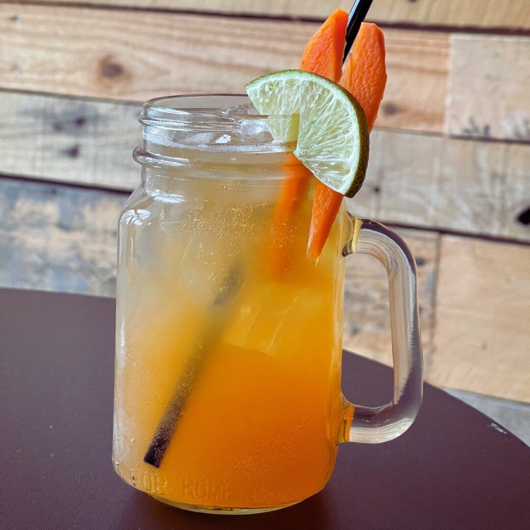 Our Bunny Fuel cocktail is earresistibly 🐰 energizing with its blend of vodka, lime, bitters, ginger beer and carrot juice. Stop in today to enjoy one!

#triplesunspirits #triplesunspiritsnewtown #followthesuns #craftvodka #vodkalove #vodkadrink #vo