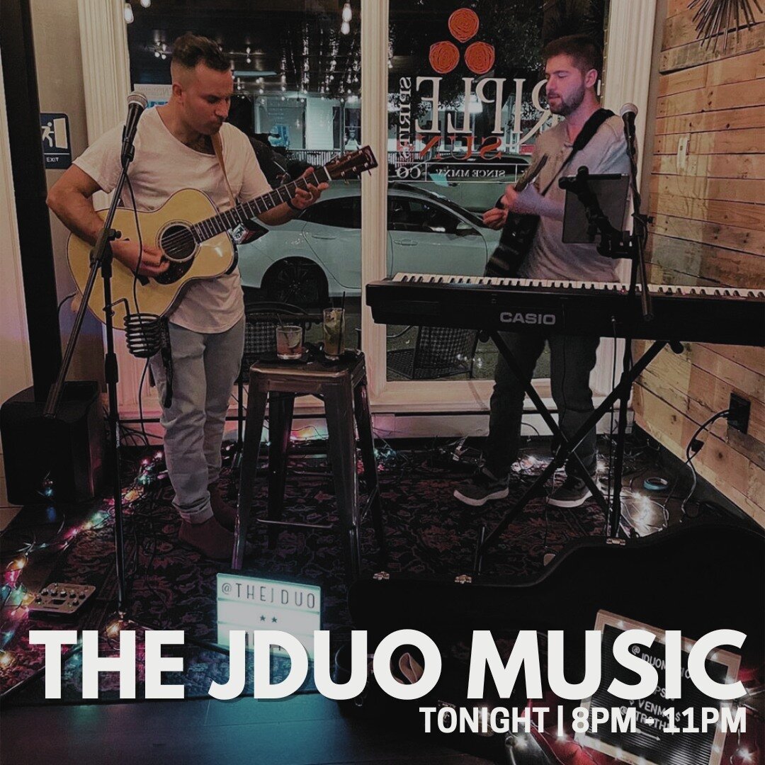 We can&rsquo;t be the only ones ready to sip hand-crafted cocktails while listening to the sounds of The JDuo Music&hellip;right? 🤔 They&rsquo;re here from 8pm to 11pm, we&rsquo;re here until 12am. Come sip with us!

#triplesunspirits #triplesunspir