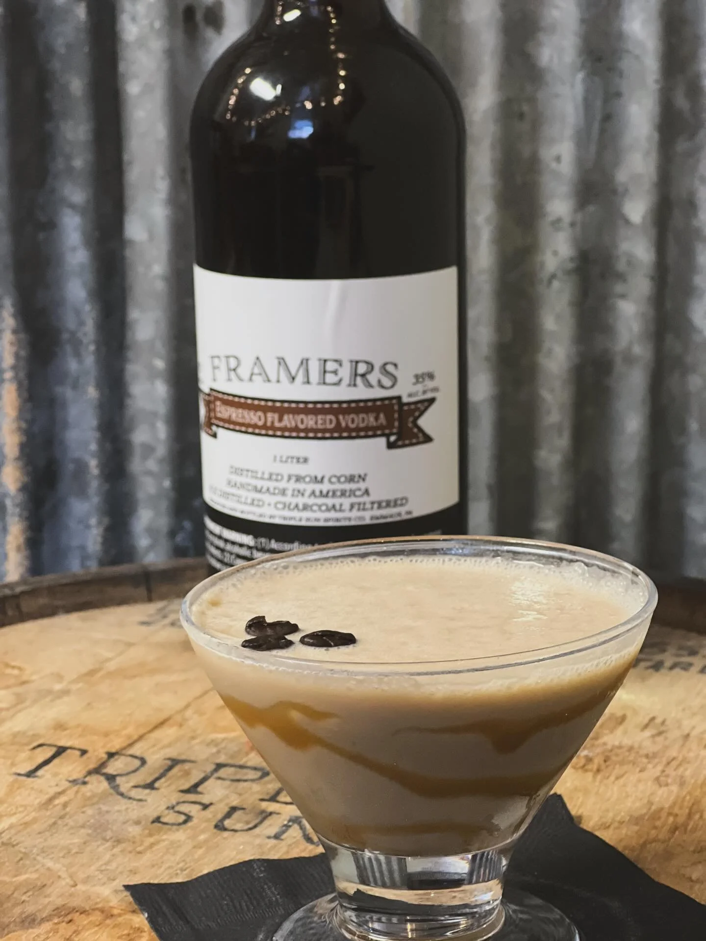 Have you gotten our new seasonal Caramel Espresso Martini yet? ☕️🍸👀