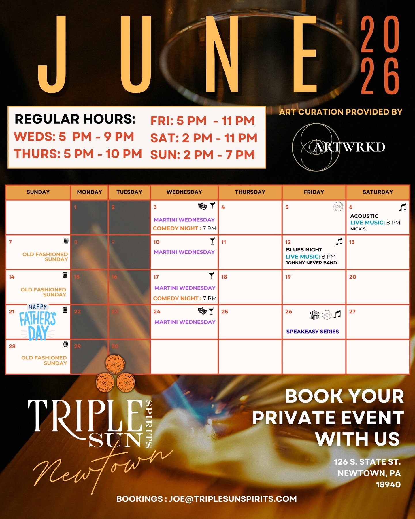 JUNE at the Newtown Tasting Room ☀️☀️☀️