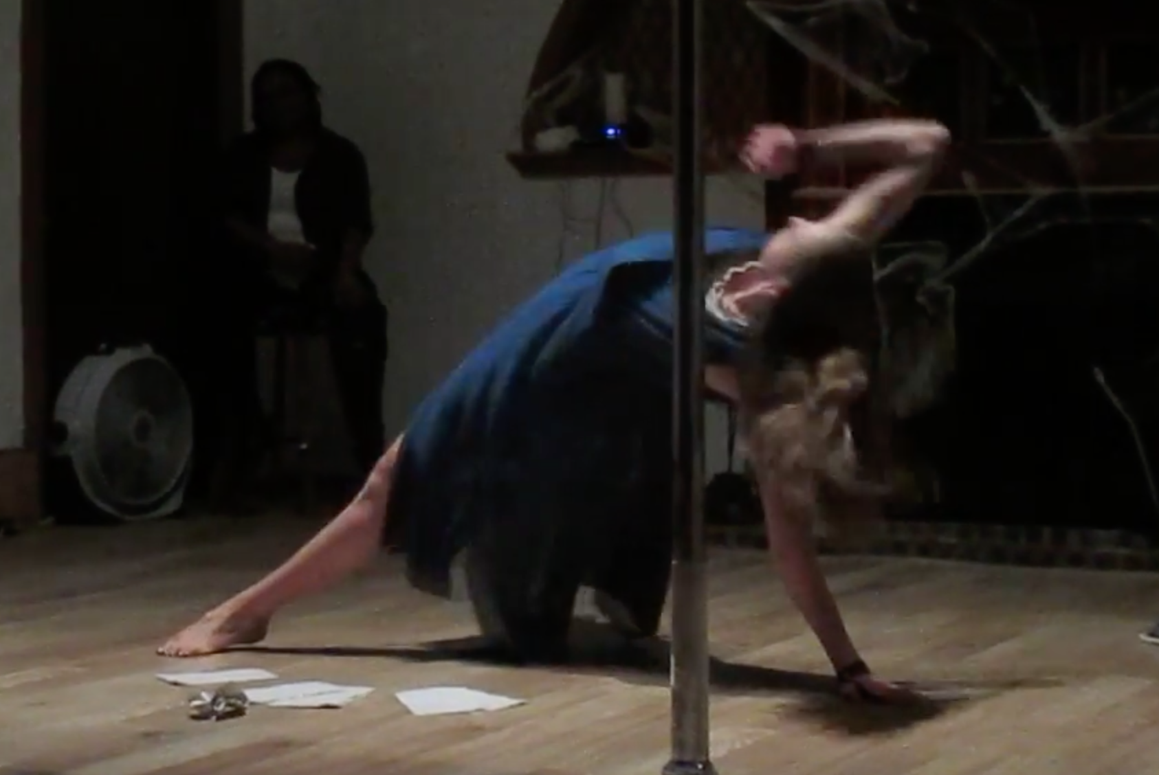 "Burn" (Hamilton) Pole Dance by Val Oliphant