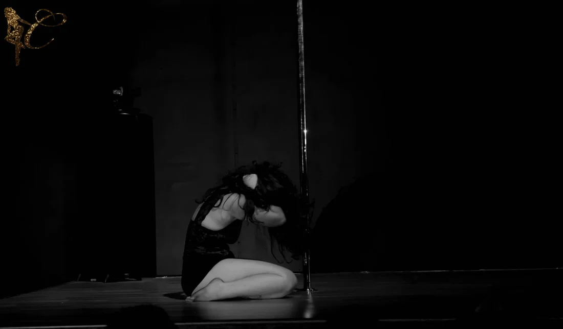 "Dancing Through Anxiety" Pole Dance by The Pole Comedian
