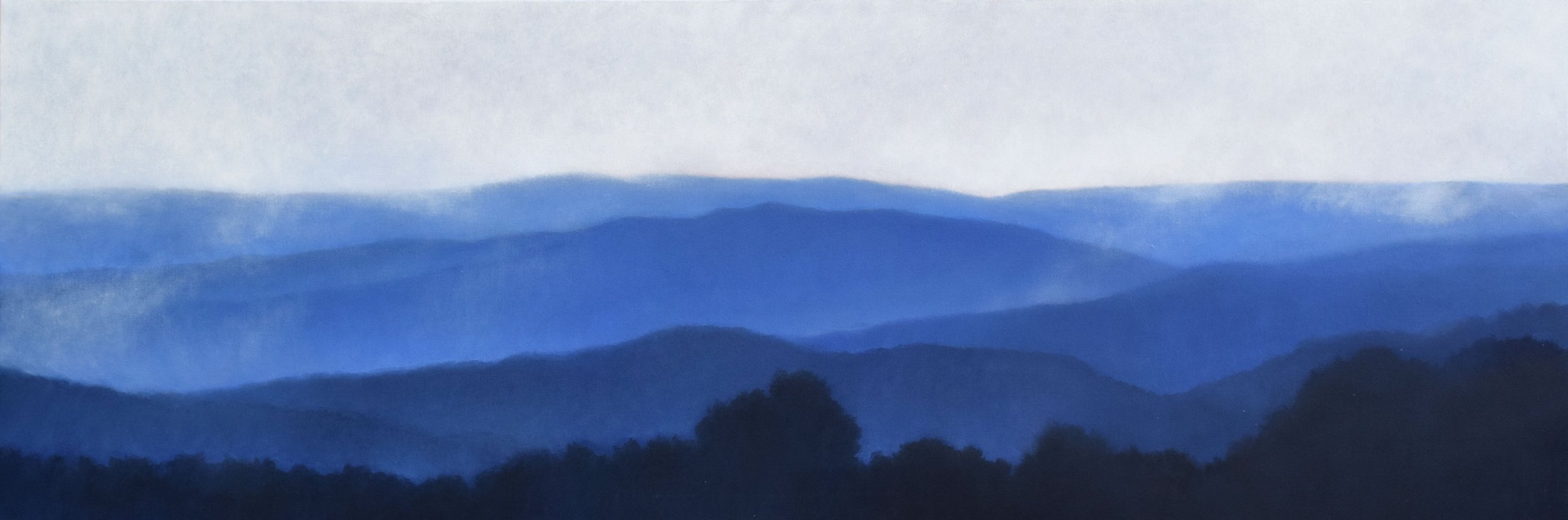 Mountaintops in Mist 20 x 60