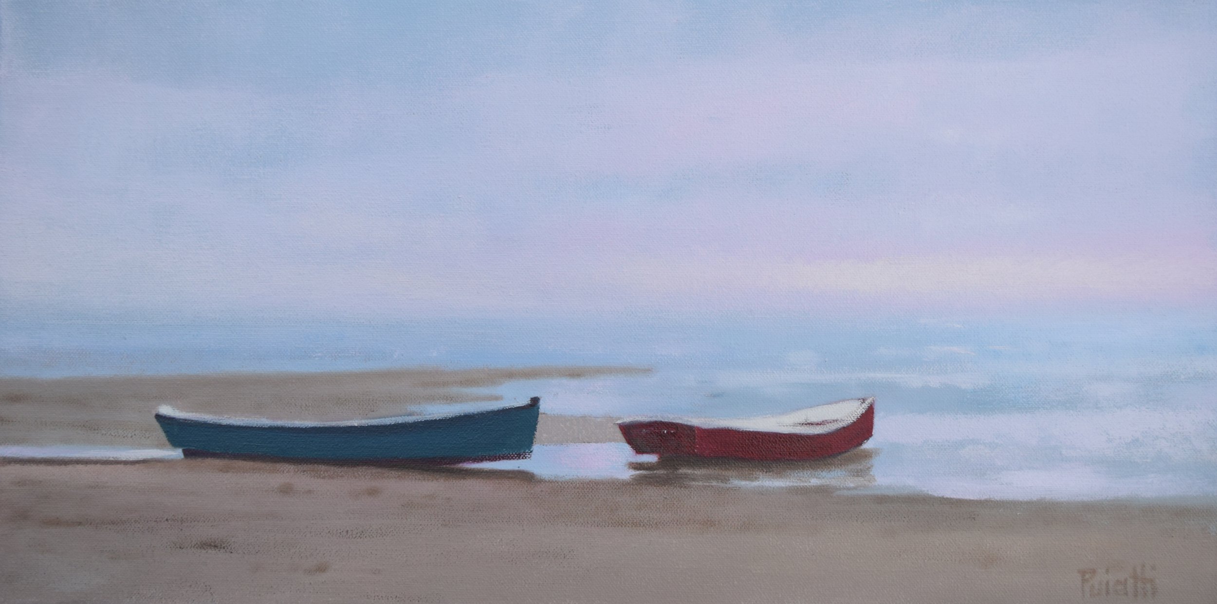 Wooden Boats 12 x 24