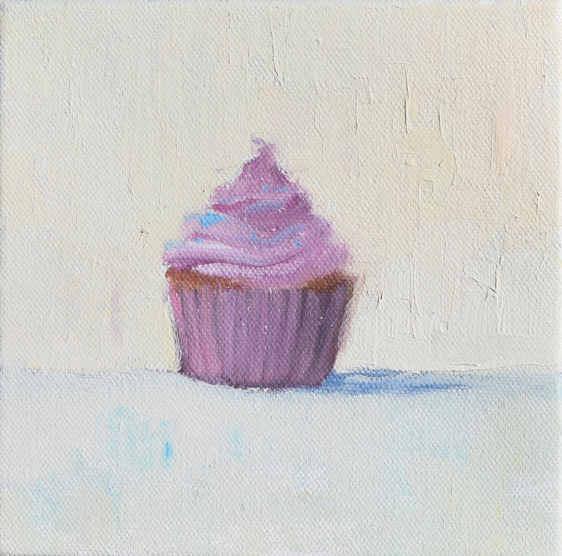 Vanilla with Pink Frosting 6 x 6