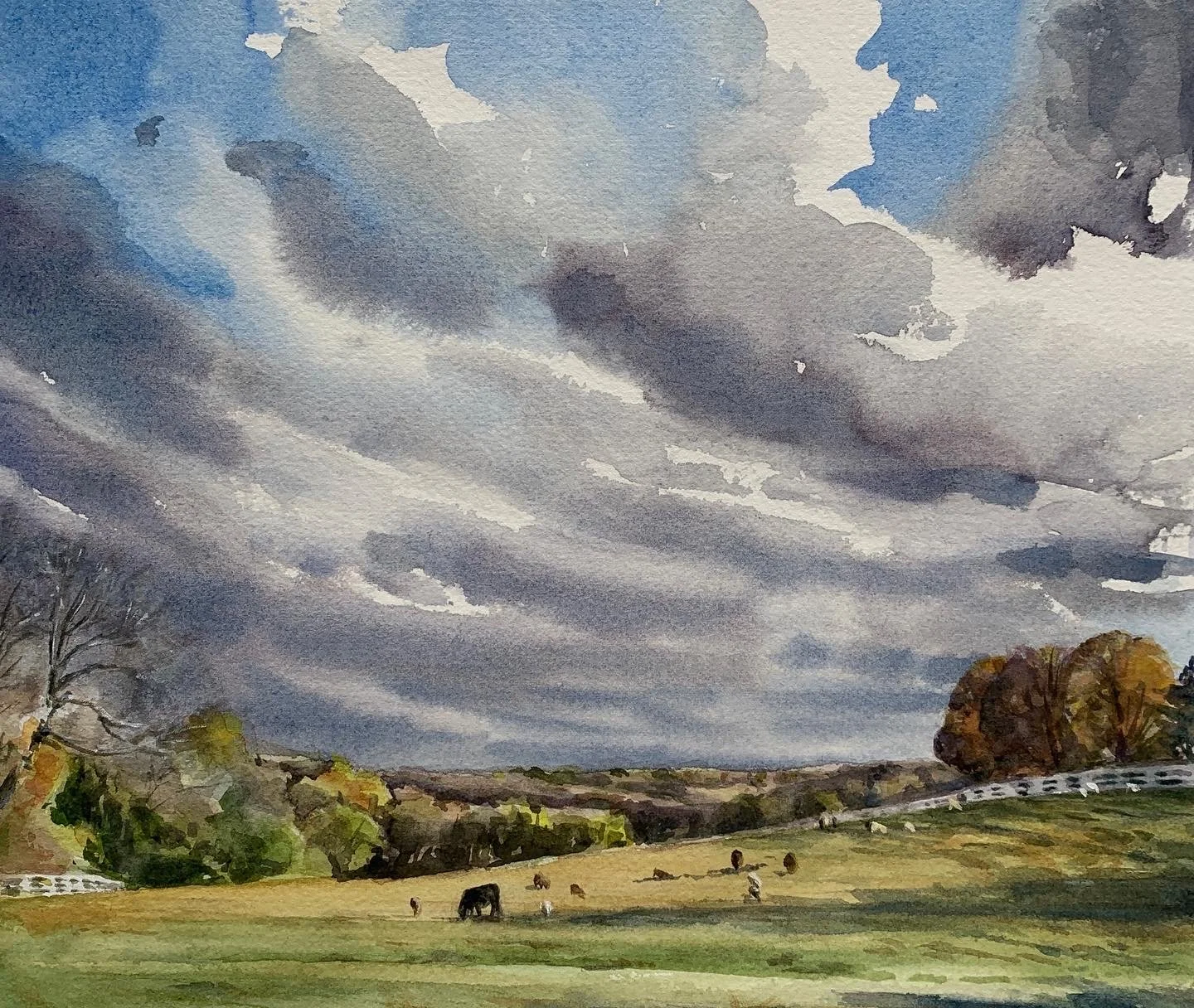 10 x 12 Watercolor Corbett Road