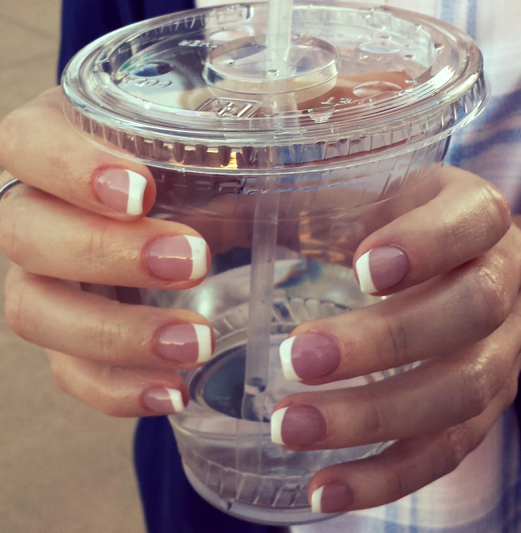 Acrylic Manicure Color: French
