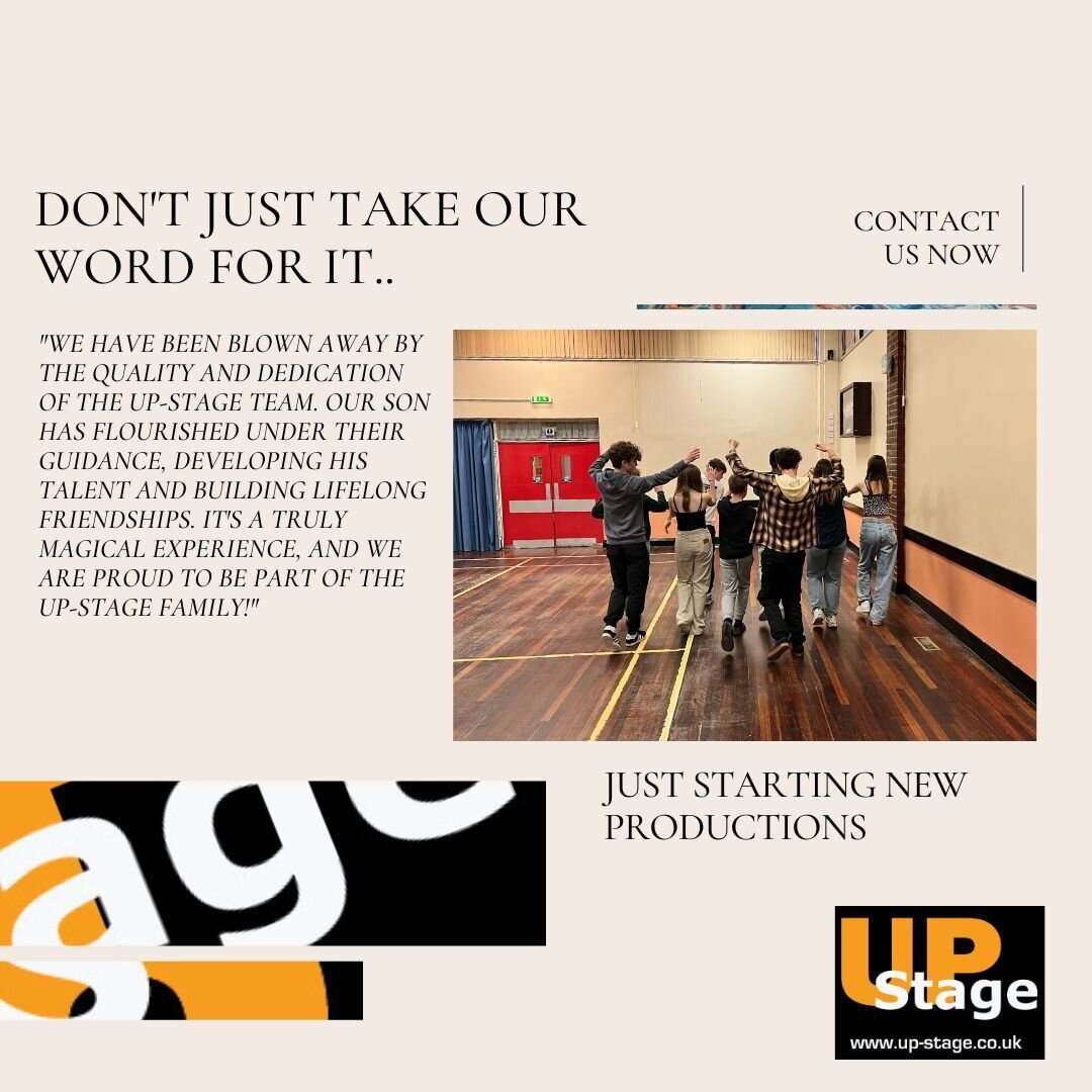 &quot;We have been blown away by the quality and dedication of the Up-Stage team&quot; #theatre #drama #youththeatre #youthdrama #bedfordshire #actor #acting #dramatic #theatreforkids #theatrelovers #theatreeducation #upstage