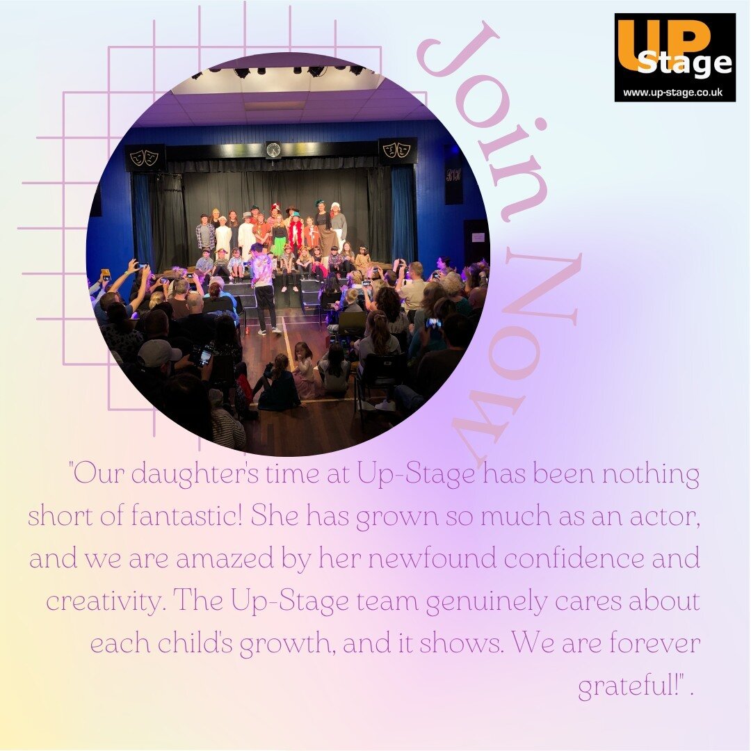 Don't just take our word for it...&quot;Our daughter's time at Up-Stage has been nothing short of fantastic! &quot; #theatre #drama #youththeatre #youthdrama #bedfordshire #actor #acting #dramatic #theatreforkids #theatreeducation #theatrelovers #ups