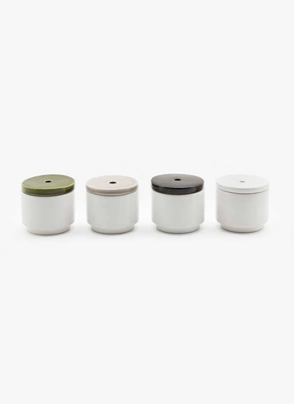 Pure White in MILK GLASS VESSEL — NIGHT SPACE