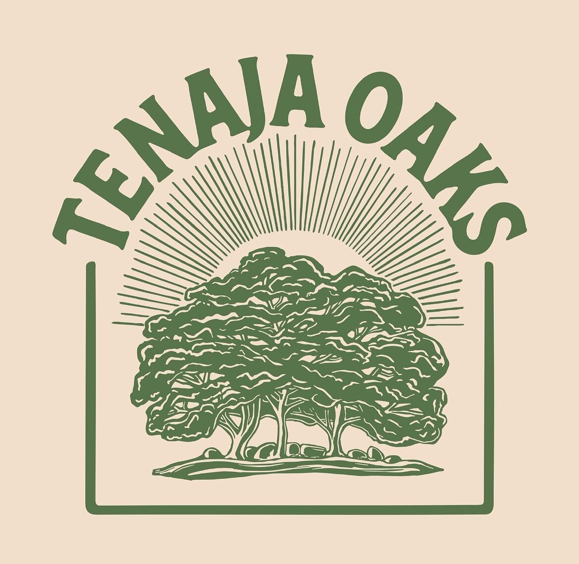Super happy with how this new logo for Tenaja Oaks turned out.