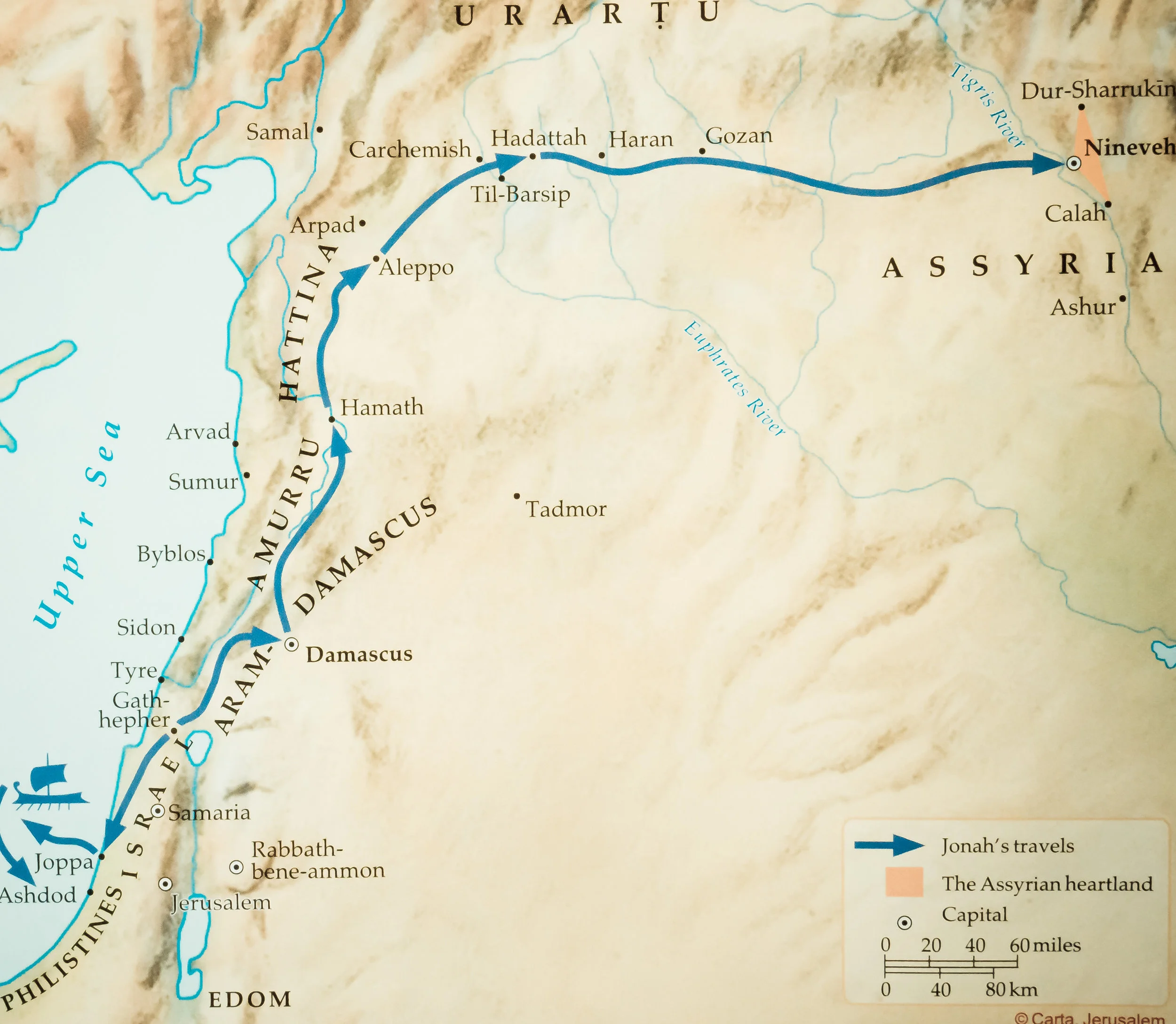 Jonah The Prophet Map