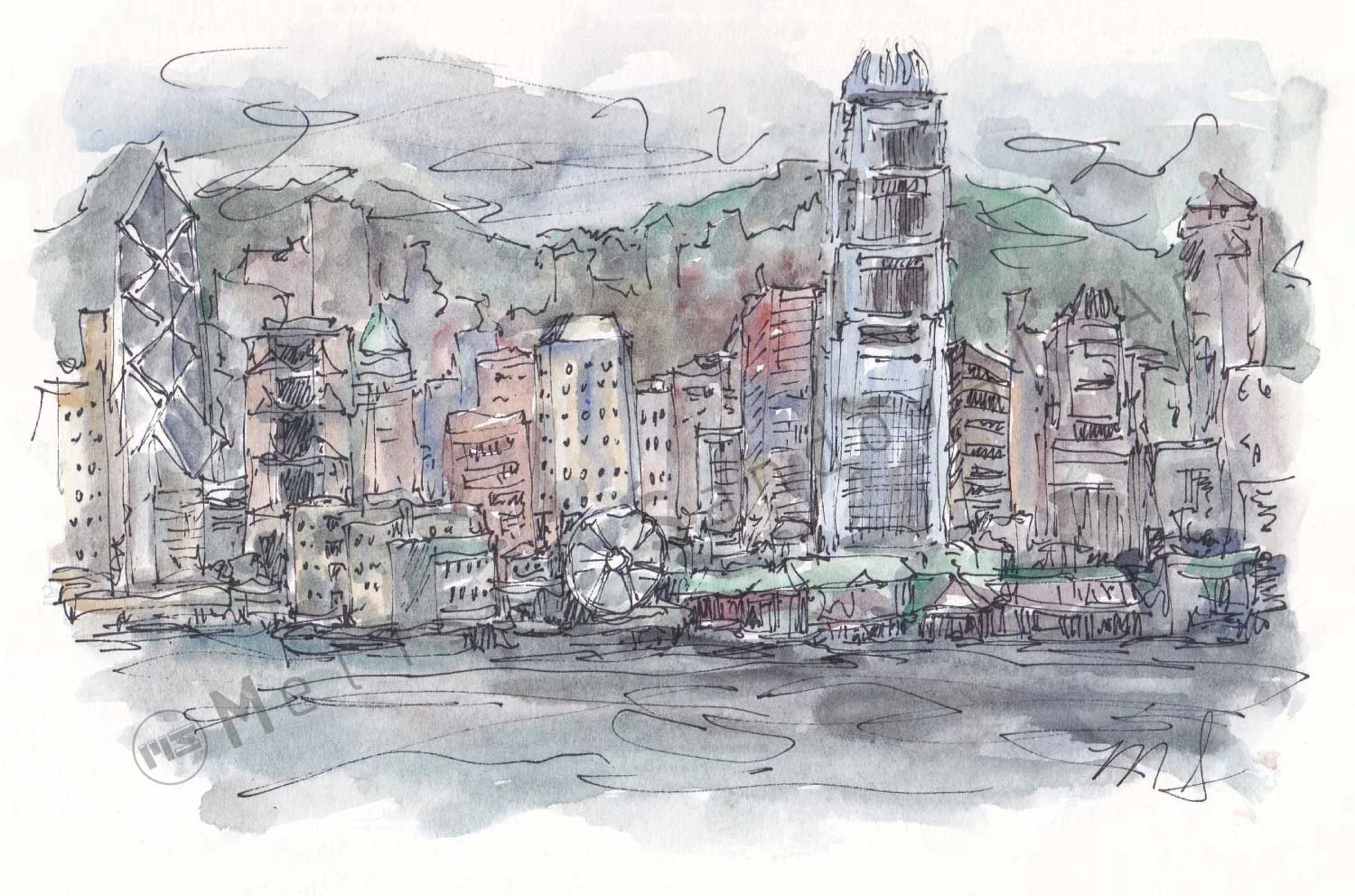 Hong Kong Skyline from Tsim Sha Tsui | Tsim Sha Tsui, Hong Kong