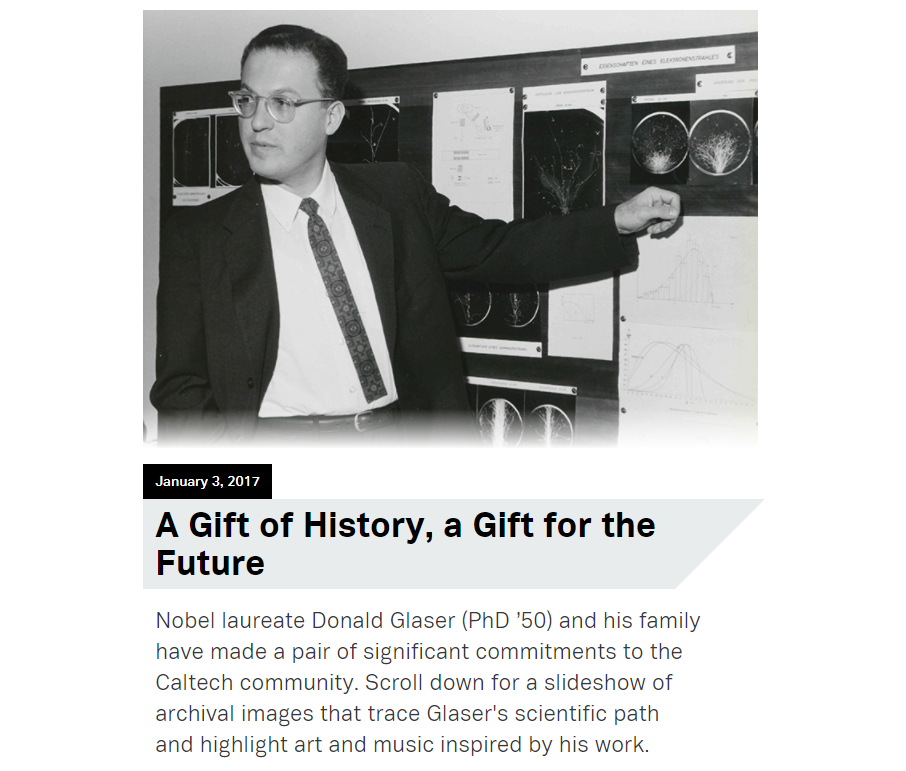 A Gift of History, a Gift for the Future