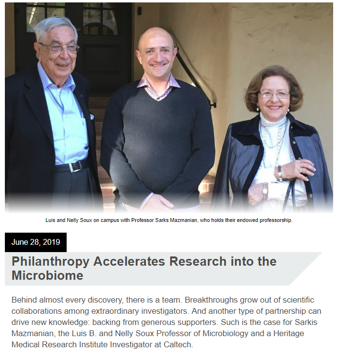 Philanthropy Accelerates Research into the Microbiome