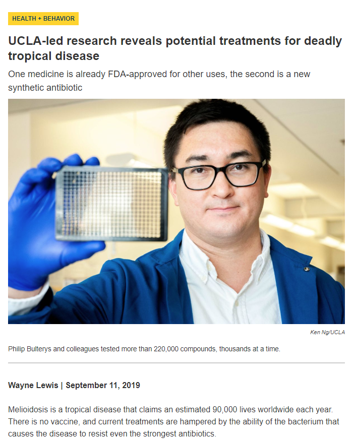 UCLA-led research reveals potential treatments for deadly tropical disease