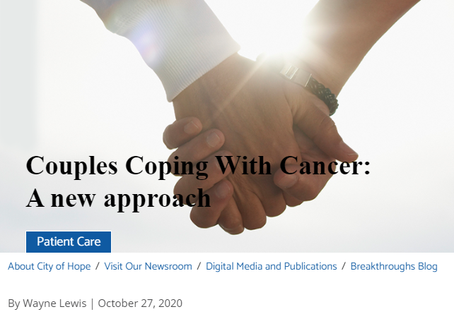 Couples Coping With Cancer: A new approach
