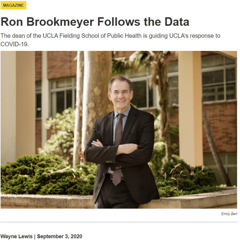 Ron Brookmeyer Follows the Data