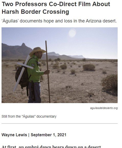 Two Professors Co-Direct Film About Harsh Border Crossing