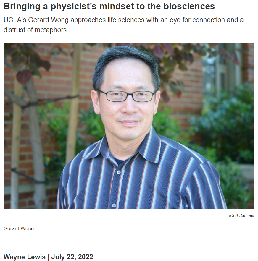 Bringing a physicist’s mindset to the biosciences