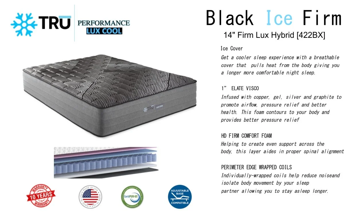 14" Firm Black Ice Mattress