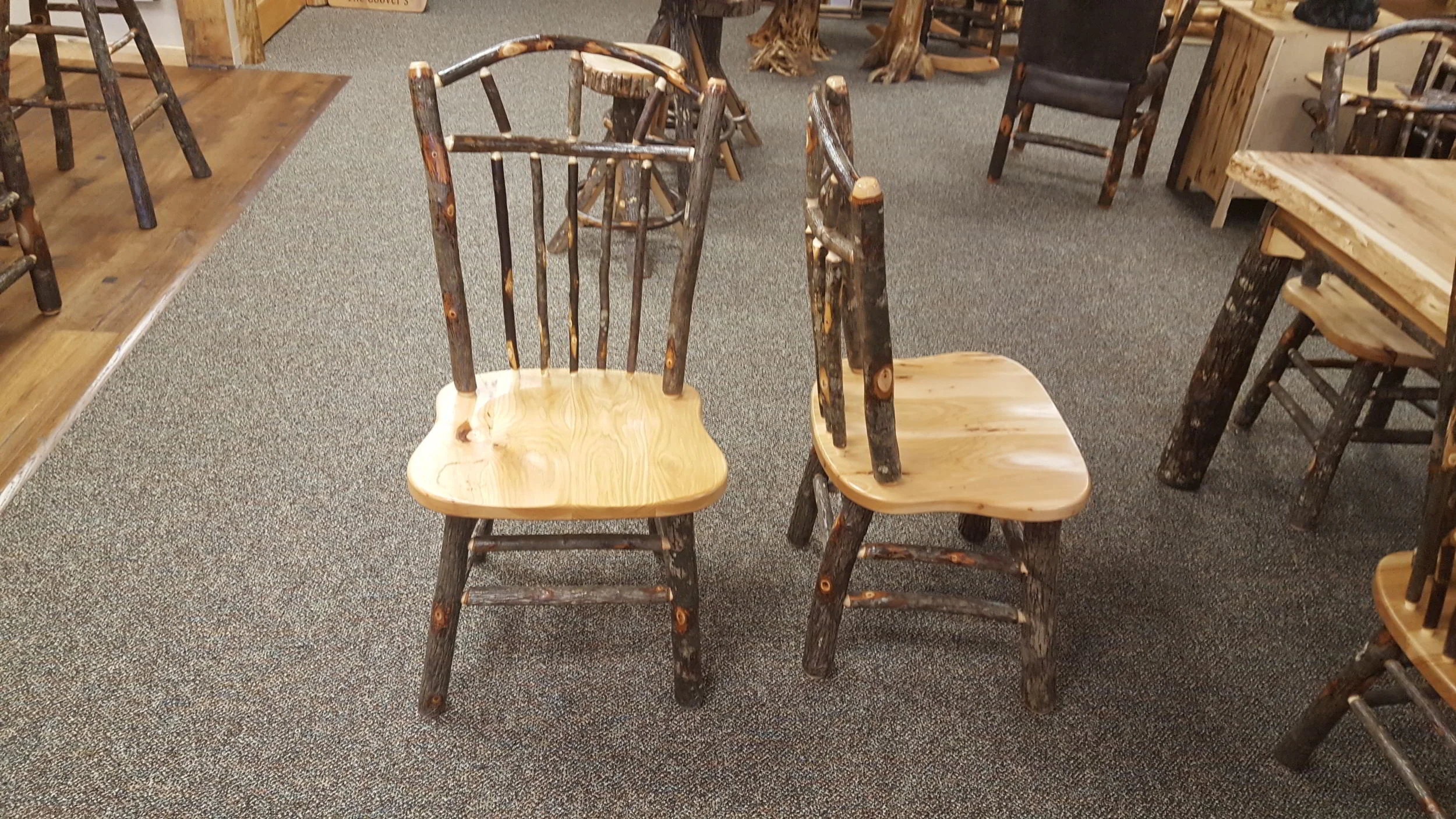 Hickory Wagon Wheel Chair — EZ Mountain Rustic Furniture