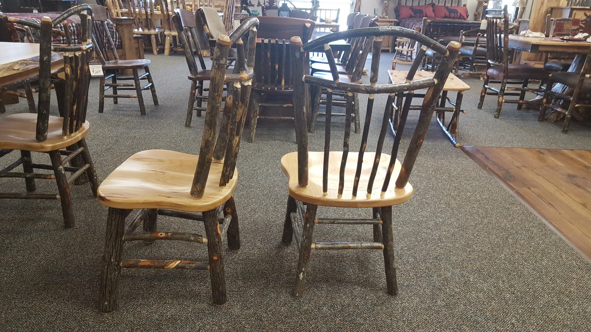 Hickory Wagon Wheel Chair — EZ Mountain Rustic Furniture