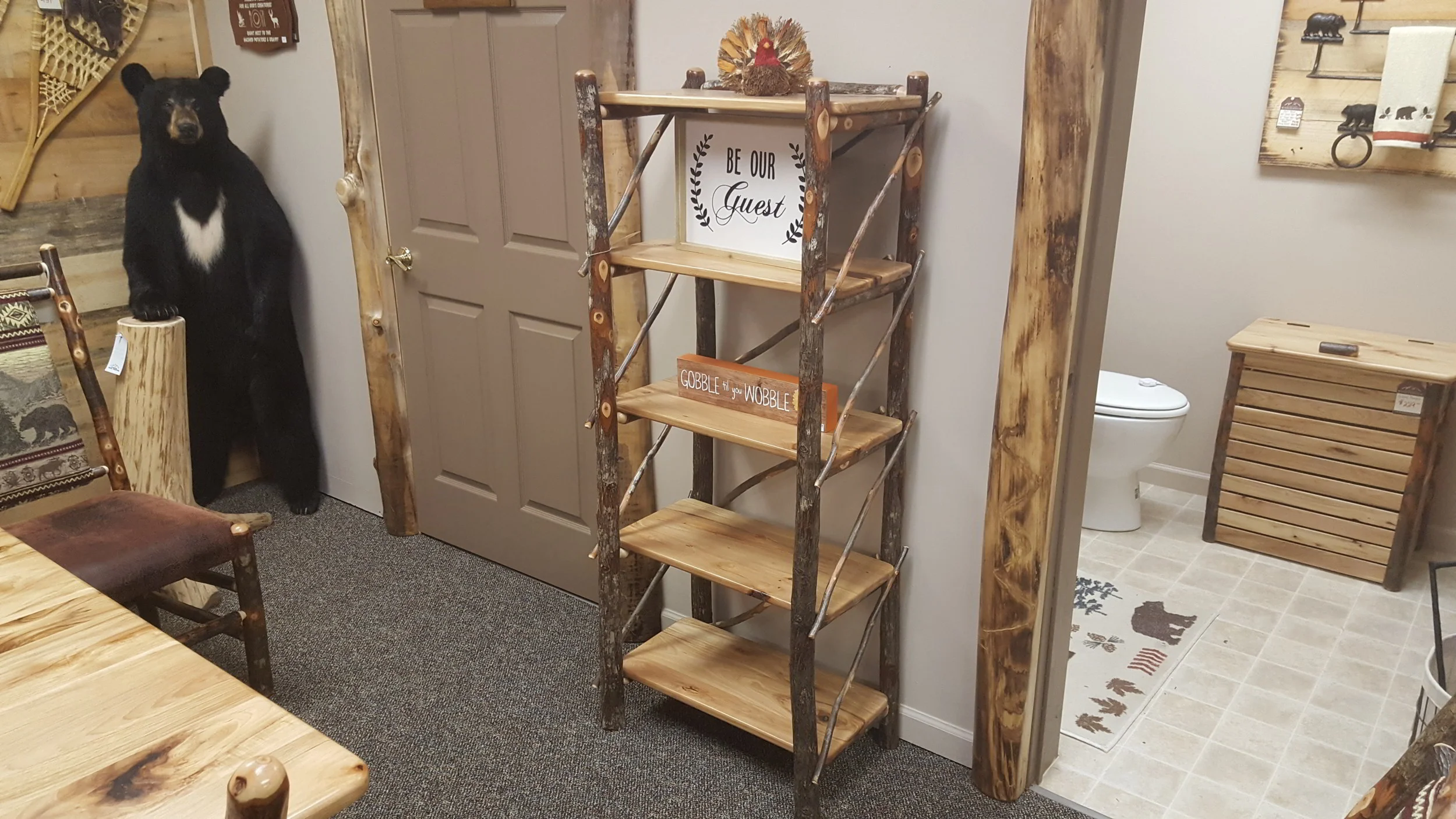 Hickory Bookshelves — EZ Mountain Rustic Furniture