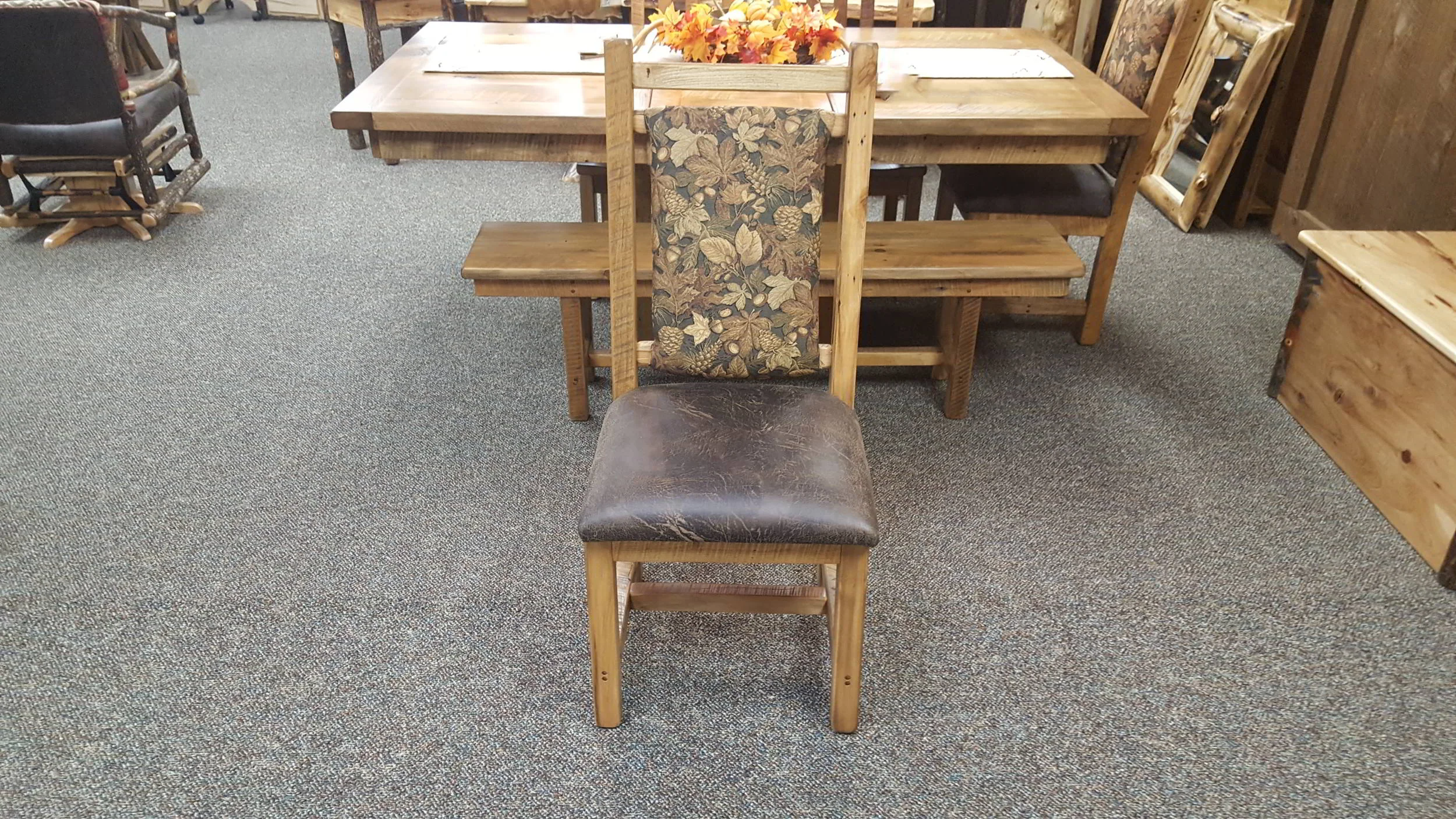 Barnwood padded chair front.jpg