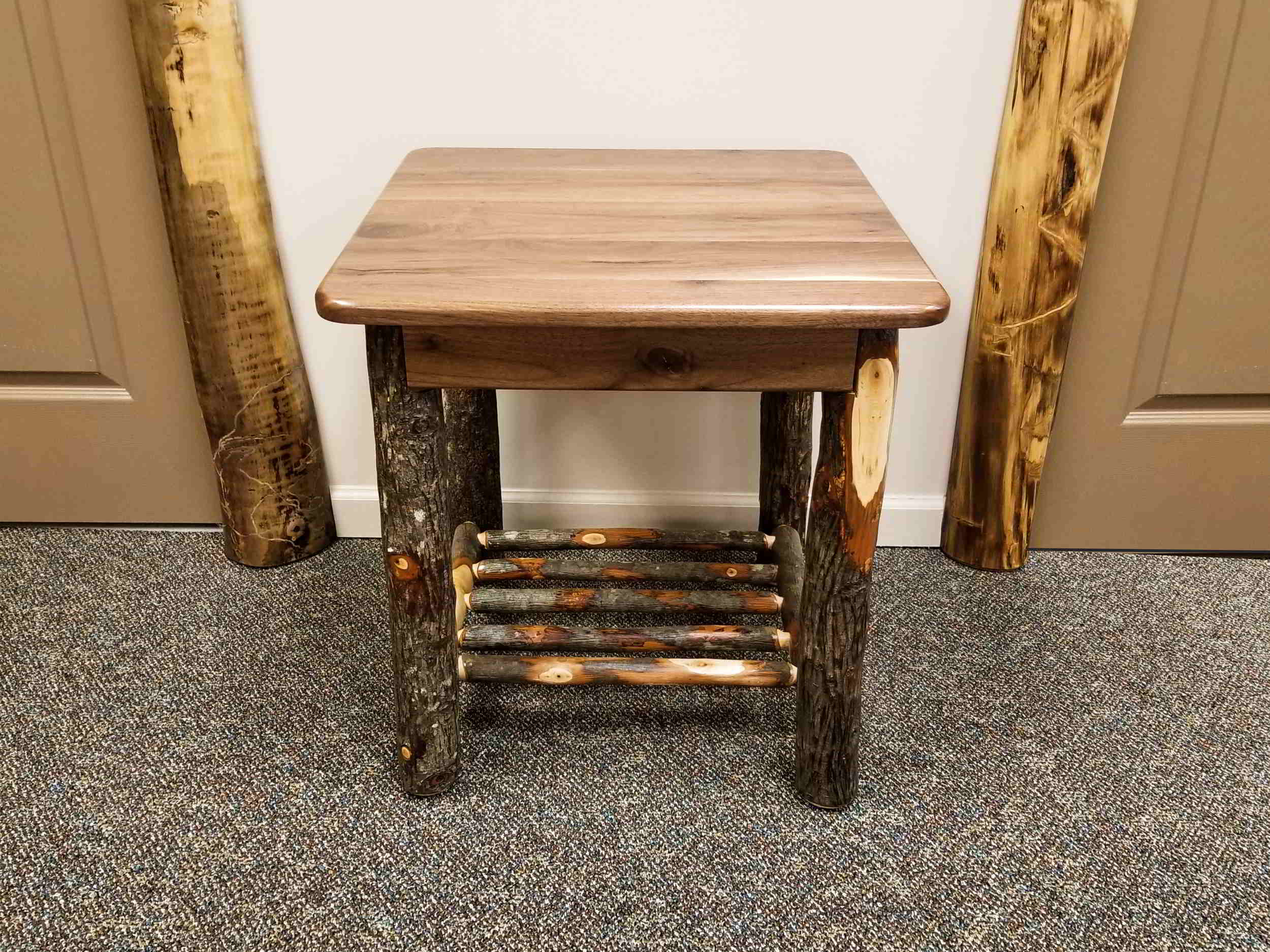 Black Walnut 22 X End Table Ez Mountain Rustic Furniture Black Walnut 22 X End Table Ez Mountain Rustic Furniture
