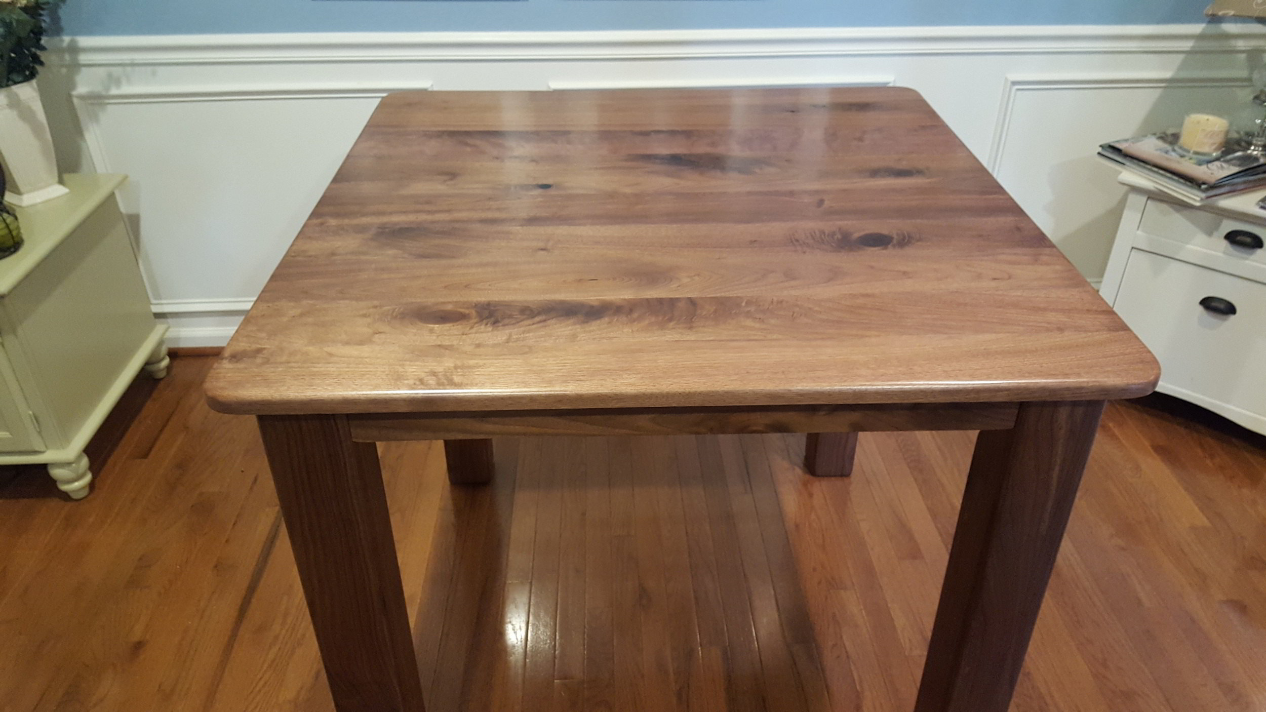 Black Walnut Pub Table — EZ Mountain Rustic Furniture