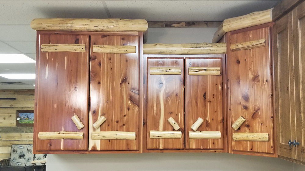 Red Cedar Cabinets Ez Mountain, Cedar Kitchen Cabinets
