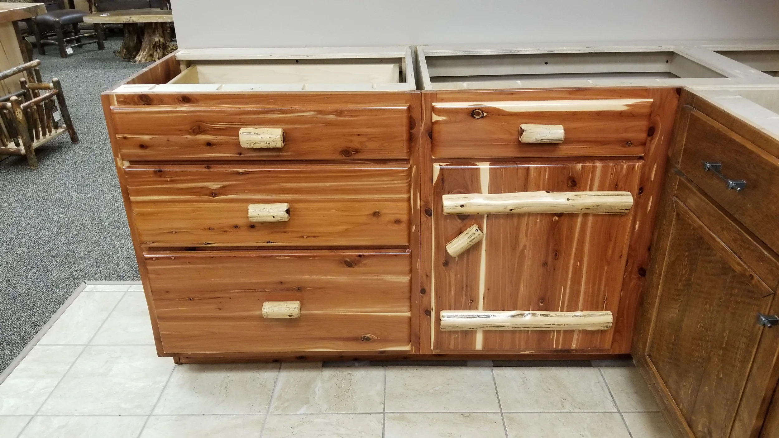Red Cedar Kitchen — EZ Mountain Rustic Furniture