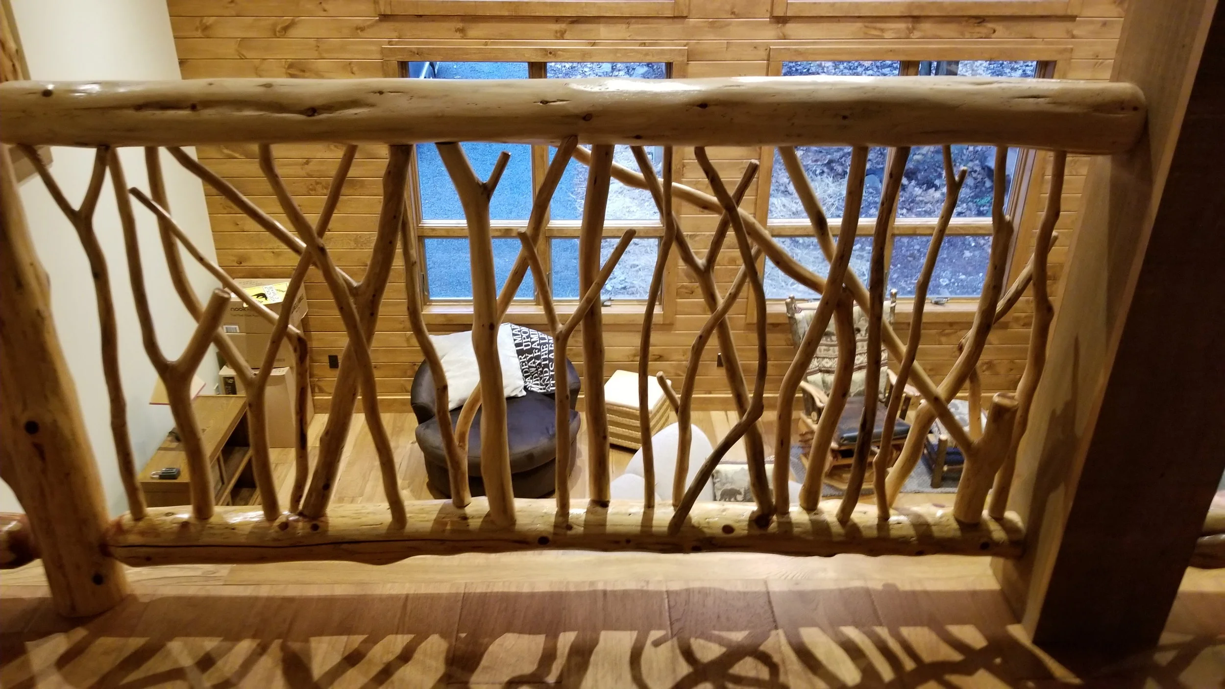 Metal Twig Handrails Style