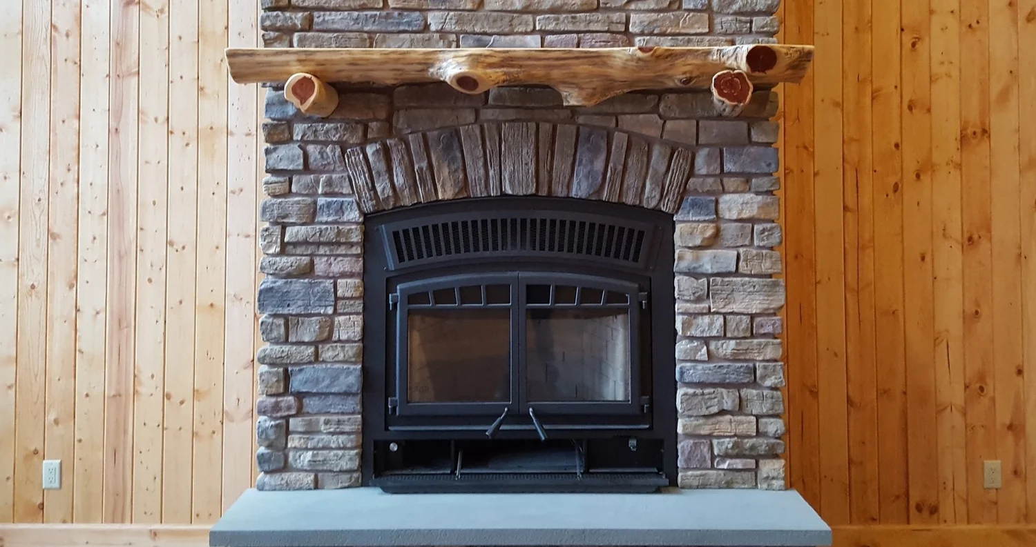 Red Cedar Mantel — EZ Mountain Rustic Furniture